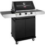BeefEater 1200E 3 Burner BBQ & Side Burner Trolley (BMG1231BBE 5060569418192)