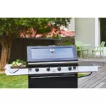 BeefEater 1200E 5 Burner BBQ & Side Burner Trolley (BMG1251BBE 5060569418215)