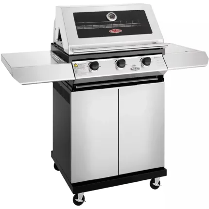 BeefEater 1200S 3 Burner BBQ & Side Burner Trolley (BMG1231SBE 5060569418222)