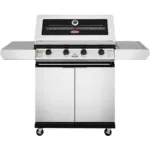 BeefEater 1200S 4 Burner BBQ & Side Burner Trolley (BMG1241SBE 5060569418239)