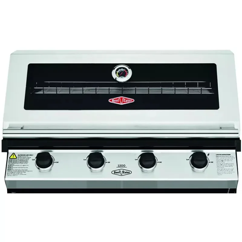 BeefEater 1200S 4 Burner Built In BBQ (BBG1240SBE 5060569418130)