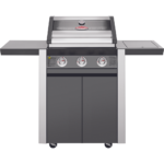 BeefEater 1600E Series - 3 Burner BBQ & Side Burner Trolley (BMG1631BBE 5060912591336)