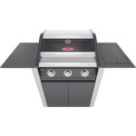 BeefEater 1600E Series - 3 Burner BBQ & Side Burner Trolley (BMG1631BBE 5060912591336)