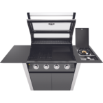 BeefEater 1600E Series - 4 Burner BBQ & Side Burner Trolley (BMG1641BBE 5060912591343)