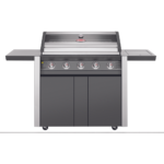 BeefEater 1600E Series - 5 Burner BBQ & Side Burner Trolley (BMG1651BBE 5060912591350)