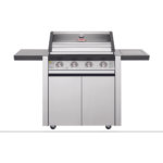 BeefEater 1600S Series - 4 Burner BBQ & Side Burner Trolley (BMG1641SBE 5060912591374)