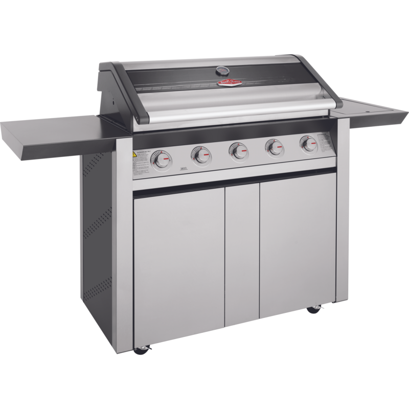 BeefEater 1600S Series - 5 Burner BBQ & Side Burner Trolley (BMG1651SBE 5060912591381)