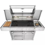 BeefEater 7000 Series Premium - 5 Burner BBQ & Side Burner Trolley (BMF7655SAEU 5060912592173)