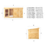 Mercia Berkshire Dog Kennel & Run (8x4) (SI-010-001-0002 - EAN 5029442093024)