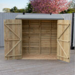 Shire Pressure Treated Overlap Range Pent Double Door (6x3) OVED0603POL-1AA 5060490134215