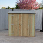 Shire Pressure Treated Overlap Range Pent Double Door (6x3) OVED0603POL-1AA 5060490134215