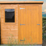 Shire Shiplap Pent Shed Single Door (6x4) PENT0604DSL-1AA 5060437981704