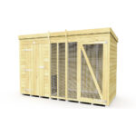 Total Sheds (10x4) Dog Kennel And Run (Full Height)