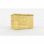 Total Sheds (10x4) Pressure Treated Pent Shed