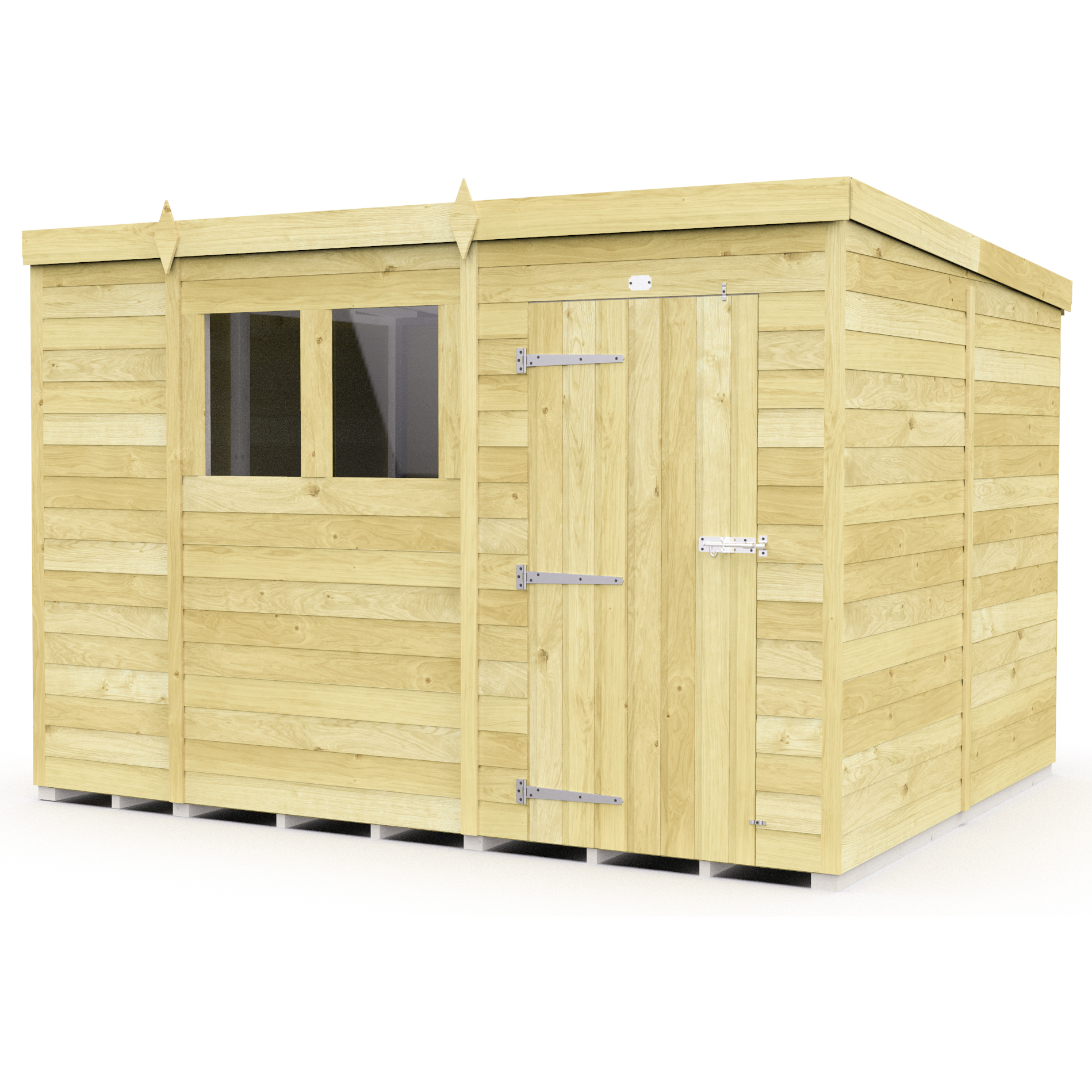 Total Sheds (10x8) Pressure Treated Pent Shed Total Sheds (10x8) Pressure Treated Pent Shed