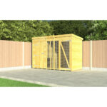 Total Sheds (12x4) Dog Kennel And Run (Full Height)