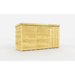 Total Sheds (12x4) Pressure Treated Pent Shed