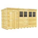Total Sheds (12x5) Pressure Treated Pent Shed