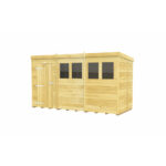Total Sheds (12x5) Pressure Treated Pent Shed