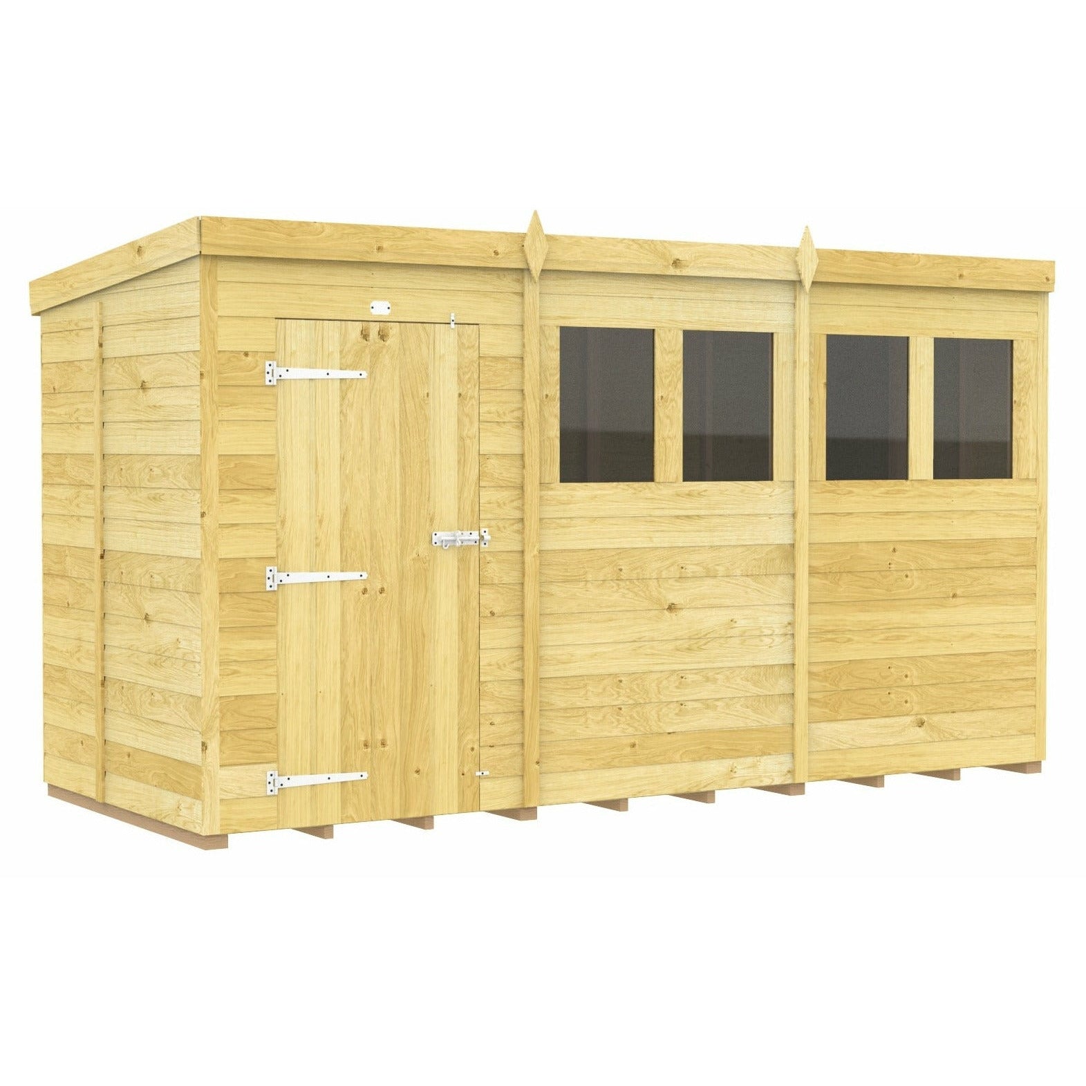 Total Sheds (12x5) Pressure Treated Pent Shed Total Sheds (12x5) Pressure Treated Pent Shed