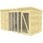 Total Sheds (12x6) Dog Kennel And Run (Full Height)