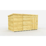 Total Sheds (12x6) Pressure Treated Pent Shed