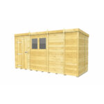 Total Sheds (13x5) Pressure Treated Pent Shed