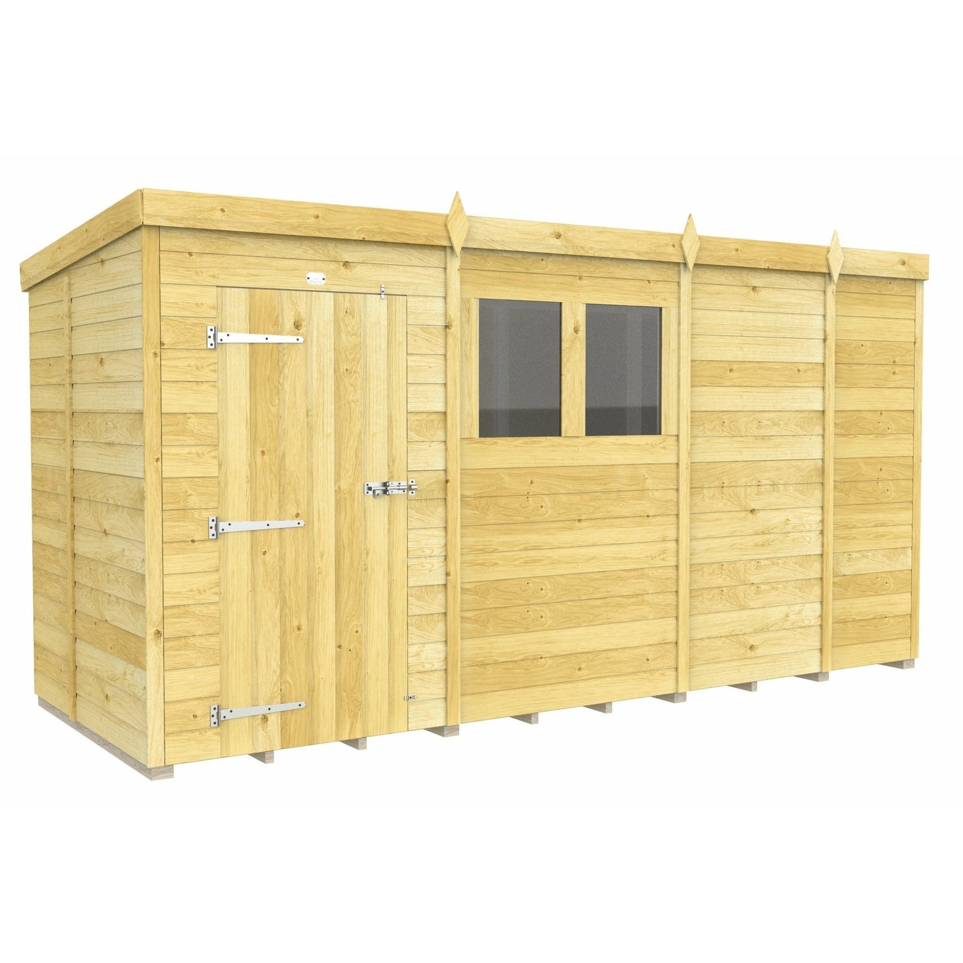 Total Sheds (13x5) Pressure Treated Pent Shed Total Sheds (13x5) Pressure Treated Pent Shed