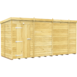 Total Sheds (14x5) Pressure Treated Pent Shed