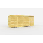 Total Sheds (15x4) Pressure Treated Pent Shed