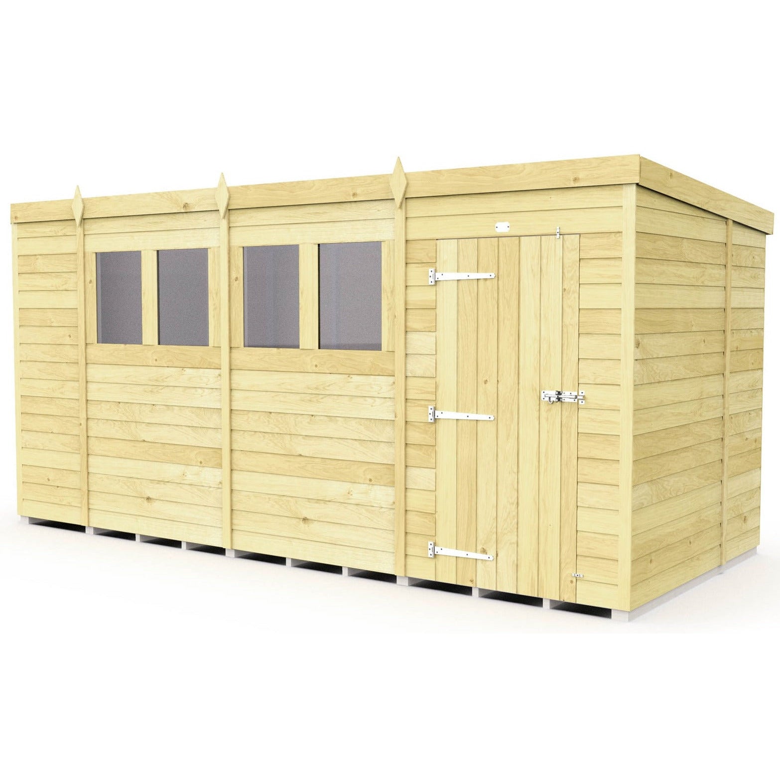 Total Sheds (15x7) Pressure Treated Pent Shed Total Sheds (15x7) Pressure Treated Pent Shed