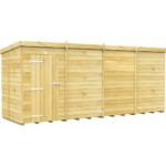 Total Sheds (16x5) Pressure Treated Pent Shed