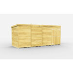 Total Sheds (16x7) Pressure Treated Pent Shed