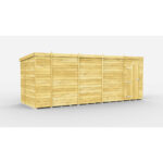 Total Sheds (18x6) Pressure Treated Pent Shed