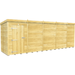 Total Sheds (19x5) Pressure Treated Pent Shed