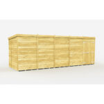 Total Sheds (19x6) Pressure Treated Pent Shed