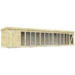 Total Sheds (20x6) Pressure Treated Dog Kennel and Run