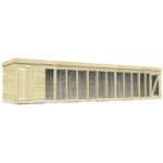 Total Sheds (20x6) Pressure Treated Dog Kennel and Run