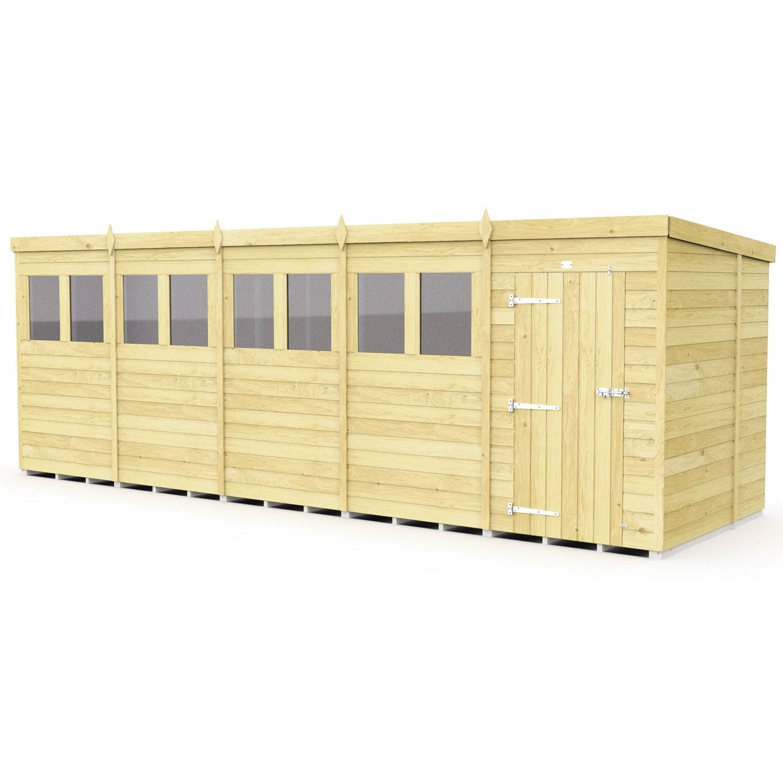 Total Sheds (20x6) Pressure Treated Pent Shed Total Sheds (20x6) Pressure Treated Pent Shed