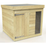 Total Sheds (4x4) Pressure Treated Dog Kennel and Run