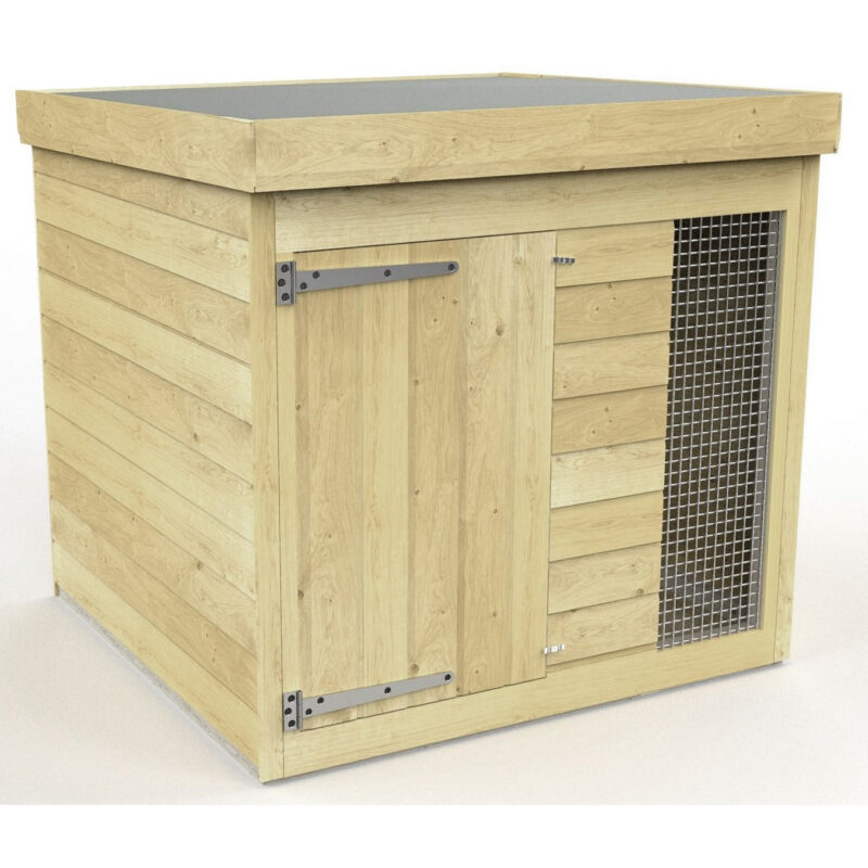 Total Sheds (4x4) Pressure Treated Dog Kennel and Run