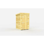 Total Sheds (4x4) Pressure Treated Pent Shed