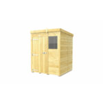 Total Sheds (5x5) Pressure Treated Pent Shed