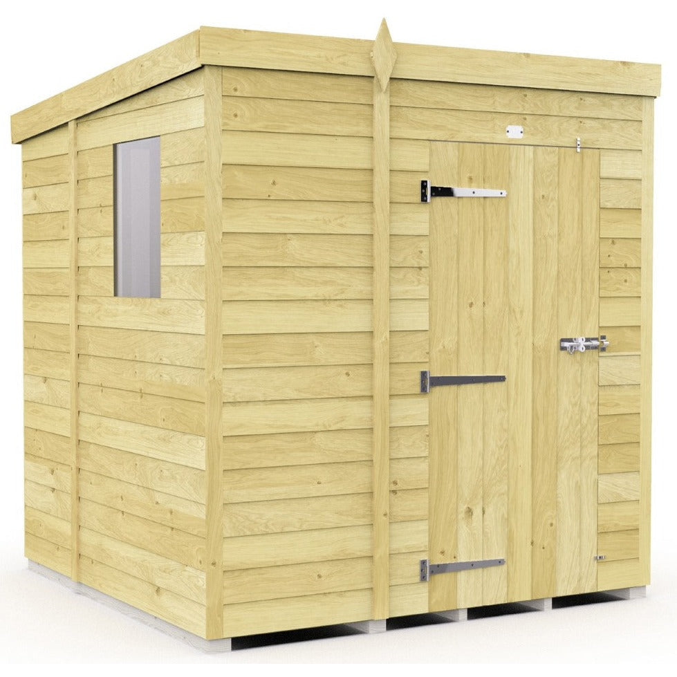 Total Sheds (5x6) Pressure Treated Pent Shed Total Sheds (5x6) Pressure Treated Pent Shed