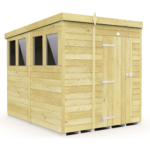 Total Sheds (6x8) Pressure Treated Pent Shed