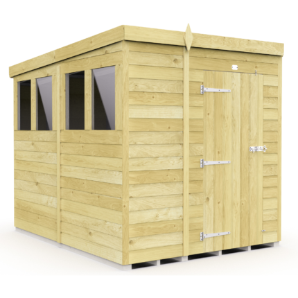 Total Sheds (6x8) Pressure Treated Pent Shed