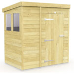 Total Sheds (7x4) Pressure Treated Pent Shed