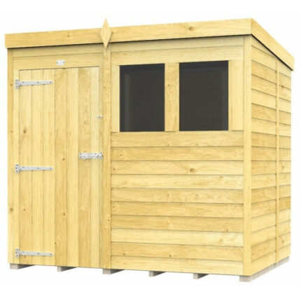 Total Sheds (7x5) Pressure Treated Pent Shed