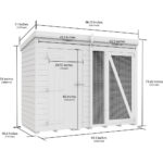 Total Sheds (8x4) Dog Kennel And Run (Full Height)