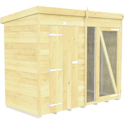 Total Sheds (8x4) Dog Kennel And Run (Full Height)